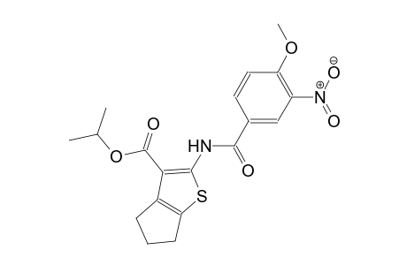 isopropyl 2-[(4-methoxy-3-nitrobenzoyl)amino]-5,6-dihydro-4H-cyclopenta[b]thiophene-3-carboxylate