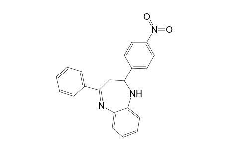 2-(4-nitrophenyl)-4-phenyl-2,3-dihydro-1H-1,5-benzodiazepine