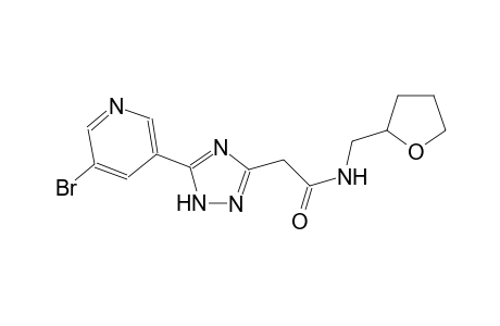 1H-1,2,4-triazole-3-acetamide, 5-(5-bromo-3-pyridinyl)-N-[(tetrahydro-2-furanyl)methyl]-