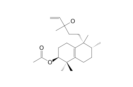 VITEAGNUSIN-B;(REL-3R,8R,9R)-3-ACETOXY-5(10),14-HALIMADIEN-13-OL
