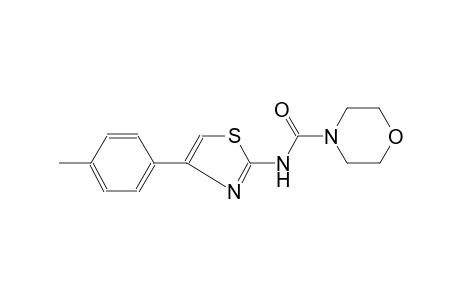 4-morpholinecarboxamide, N-[4-(4-methylphenyl)-2-thiazolyl]-