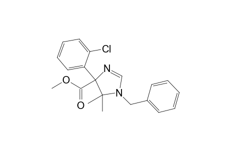 Methyl 1-Benzyl-5,5-dimethyl-4-(2'-chlorophenyl)-4,5-dihydro-1H-imidazole-4-carboxylate