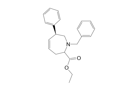 ETHYL-(2R/S,6R)-1-BENZYL-6-PHENYL-2,3,6,7-TETRAHYDRO-1H-AZEPANE-2-CARBOXYLATE