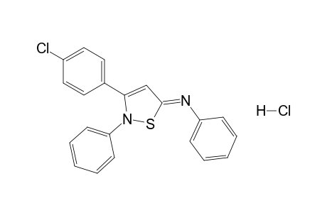 5-(Phenylimino)-3-(4'-chlorophenyl)-2-phenyl-1,2-thiazole - hydrochloride