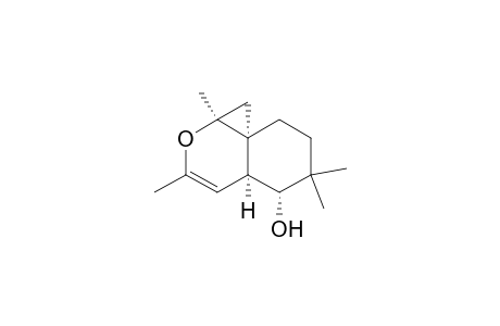 6H-Benzo[c]cyclopropa[b]pyran-5-ol, 1,1a,4a,5,7,8-hexahydro-1a,3,6,6-tetramethyl-, (1a.alpha.,4a.alpha.,5.alpha.,8aR*)-