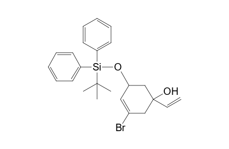 3-[(t-Butyldiphenylsilyl)oxy]-5-hydroxy-5-vinyl-1-bromo-1-cyclohexene
