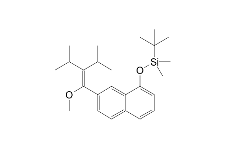 1,1-Diisopropyl-2-methoxy-2-[8-(tert-butyldimethylsiloxy)-2-naphthyl]ethylene