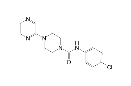 1-piperazinecarboxamide, N-(4-chlorophenyl)-4-pyrazinyl-