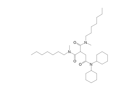 N4,N4-Dicyclohexyl-N1-heptyl-2-(heptylmethylcarbamoyl)-N1-methylsuccinamide