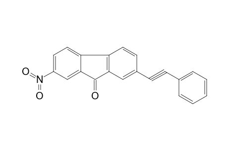 2-Nitro-7-(phenylethynyl)-9H-fluoren-9-one
