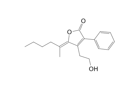 5-Hexylidene-4-(2-hydroxyethyl)-3-phenyl-5H-furan-2-one