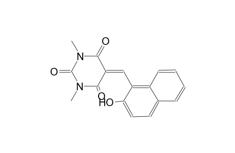 5-[(2-Hydroxy-1-naphthyl)methylene]-1,3-dimethyl-2,4,6(1H,3H,5H)-pyrimidinetrione