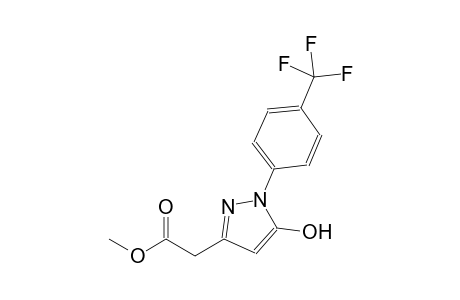 1H-pyrazole-3-acetic acid, 5-hydroxy-1-[4-(trifluoromethyl)phenyl]-, methyl ester