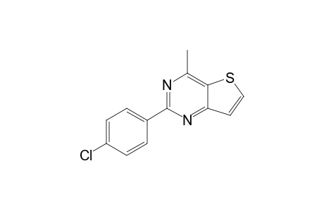 2-(4-Chlorophenyl)-4-methylthieno[3,2-d]pyrimidine