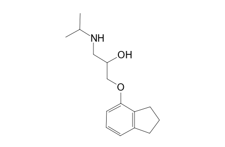 2-Propanol, 1-[(2,3-dihydro-1H-inden-4-yl)oxy]-3-[(1-methylethyl)amino]-
