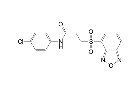 propanamide, 3-(2,1,3-benzoxadiazol-4-ylsulfonyl)-N-(4-chlorophenyl)-