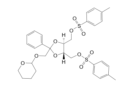 (4S,5S,2'rac)-2-Phenyl-2-[(tetrahydropyran-2'-yl)oxymethyl]-4,5-bis(p-toluenesulfonyloxymethyl)-1,3-dioxolane