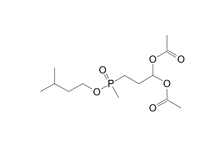 acetic acid [1-acetoxy-3-(isoamoxy-methyl-phosphoryl)propyl] ester