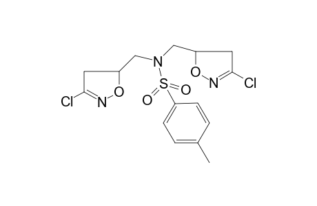 N,N-bis-(3-chloro-4,5-dihydro-isoxazol-5-ylmethyl)-4-methyl-benzenesulfonamide