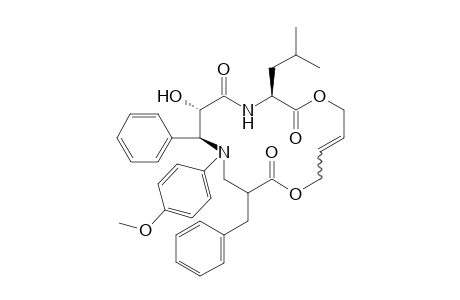 (3S,6S,7S)-10-benzyl-6-hydroxy-3-isobutyl-8-(4-methoxyphenyl)-7-phenyl-1,12-dioxa-4,8-diazacyclohexadec-14-ene-2,5,11-trione