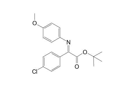 Tert-Butyl-2-(4-chlorophenyl)-2-((4-methoxyphenyl)imino)acetate