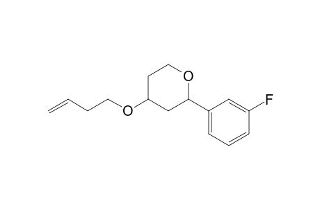 2-(3-Fluorophenyl)-4-(3-butenoxy)tetrahydropyran