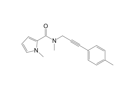 1-Methyl-1H-pyrrole-2-carboxylic acid methyl-(3-p-tolylprop-2-ynyl)-amide