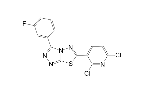 [1,2,4]triazolo[3,4-b][1,3,4]thiadiazole, 6-(2,6-dichloro-3-pyridinyl)-3-(3-fluorophenyl)-