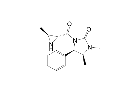(4R,5S)-1,5-dimethyl-3-[(2R,3S)-3-methylaziridin-2-yl]carbonyl-4-phenyl-imidazolidin-2-one