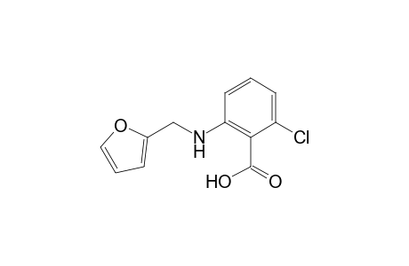 1-Chloro-3-(furan-2-ylmethylamino)benzene-2-carboxylic acid