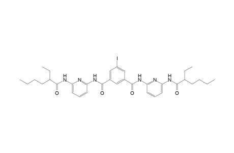 N,N'-Bis[6-(2-ethylhexanoylamino)pyrid-2-yl]-5-iodoisophthalamide