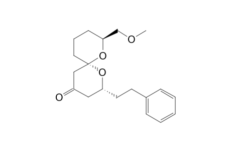 (2R,6R,8S)-8-((Methoxy)methyl)-2-(phenethyl)-1,7-dioxaspiro[5.5]undecan-4-one