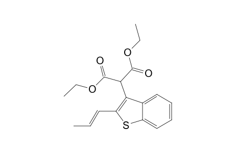 Diethyl 2(1-Propenyl)-3-benzo[b]thiophenemalonate