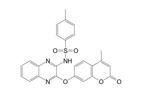 2-[(p-Tolylsulfonyl)amino]-3-[(4'-methylcoumarin-7'-yl)oxy]-quinoxaline