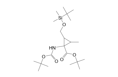1-(tert-Butoxycarbonyl)-1-[(tert-butoxycarbonyl)amino]-2-[[(tert-butyldimethylsilyl)oxy]methyl]-3-methylcyclopropane
