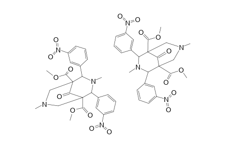 CIS-DIMETHYL-2,4-BIS-(3-NITROPHENYL)-3,7-DIMETHYL-9-OXO-3,7-DIAZABICYCLO-[3.3.1]-NONANE-1,5-DICARBOXYLATE