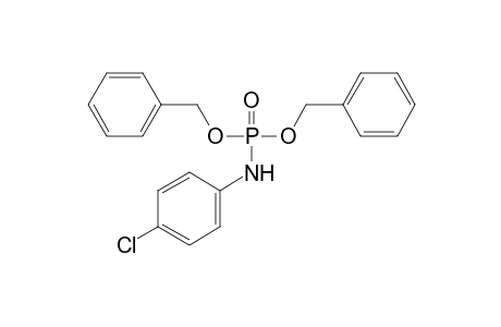 (p-chlorophenyl)phosphoramidic acid, dibenzyl ester