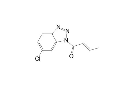 (E)-1-(6-chloranylbenzotriazol-1-yl)but-2-en-1-one