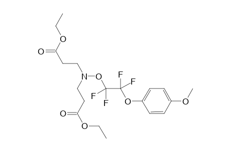 Diethyl 3,3'-((1,1,2,2-tetrafluoro-2-(4-methoxyphenoxy)ethoxy)azanediyl)dipropionate