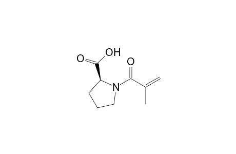 (2S)-1-(2-methyl-1-oxoprop-2-enyl)-2-pyrrolidinecarboxylic acid
