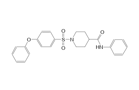 4-piperidinecarboxamide, 1-[(4-phenoxyphenyl)sulfonyl]-N-phenyl-