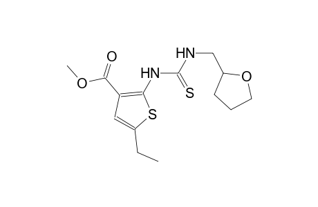 methyl 5-ethyl-2-({[(tetrahydro-2-furanylmethyl)amino]carbothioyl}amino)-3-thiophenecarboxylate