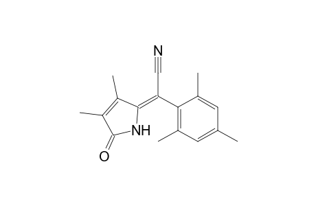 Benzeneacetonitrile, .alpha.-(1,5-dihydro-3,4-dimethyl-5-oxo-2H-pyrrol-2-ylidene)-2,4,6-trimethyl-, (E)-