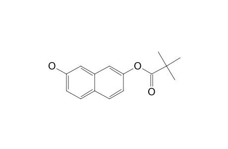 2,7-Dihydroxynaphthalene, trimethylacetate