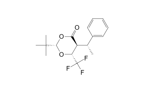 1'R,2S,5S,6R-5-(1'-Phenylethyl)-2-(t-butyl)-6-(trifluoromethyl)-1,3-dioxan-4-one