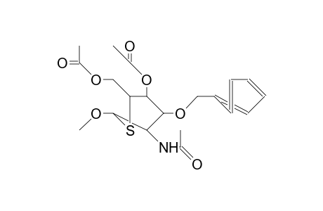 Methyl-2-acetamido-4,6-di-O-acetyl-3-O-benzyl-2-deoxy-5-thio.alpha.-D-glucopyranoside