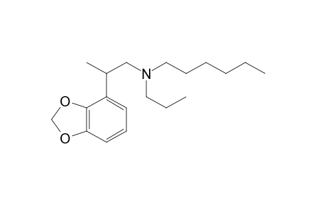 N-Hexyl-N-propyl-2-(2,3-methylenedioxyphenyl)propan-1-amine