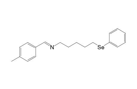 5-Benzeneselenyl-N-(4-methylbenzylidene)-1-pentylamine