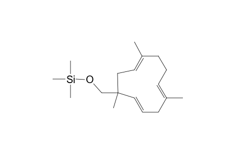 Humulene <14-hydroxy-.alpha.->, mono-TMS