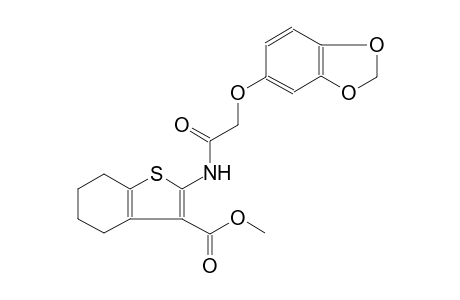 benzo[b]thiophene-3-carboxylic acid, 2-[[(1,3-benzodioxol-5-yloxy)acetyl]amino]-4,5,6,7-tetrahydro-, methyl ester